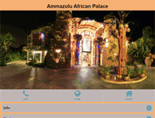 Tablet Screenshot of ammazulupalace.com